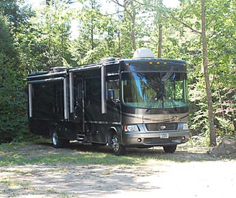 Outside storage for Motor Homes